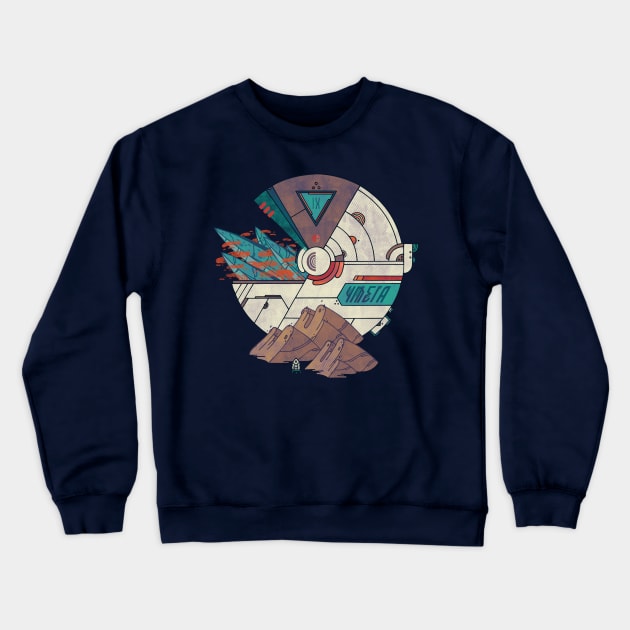 Visions of a new Homeworld Crewneck Sweatshirt by againstbound